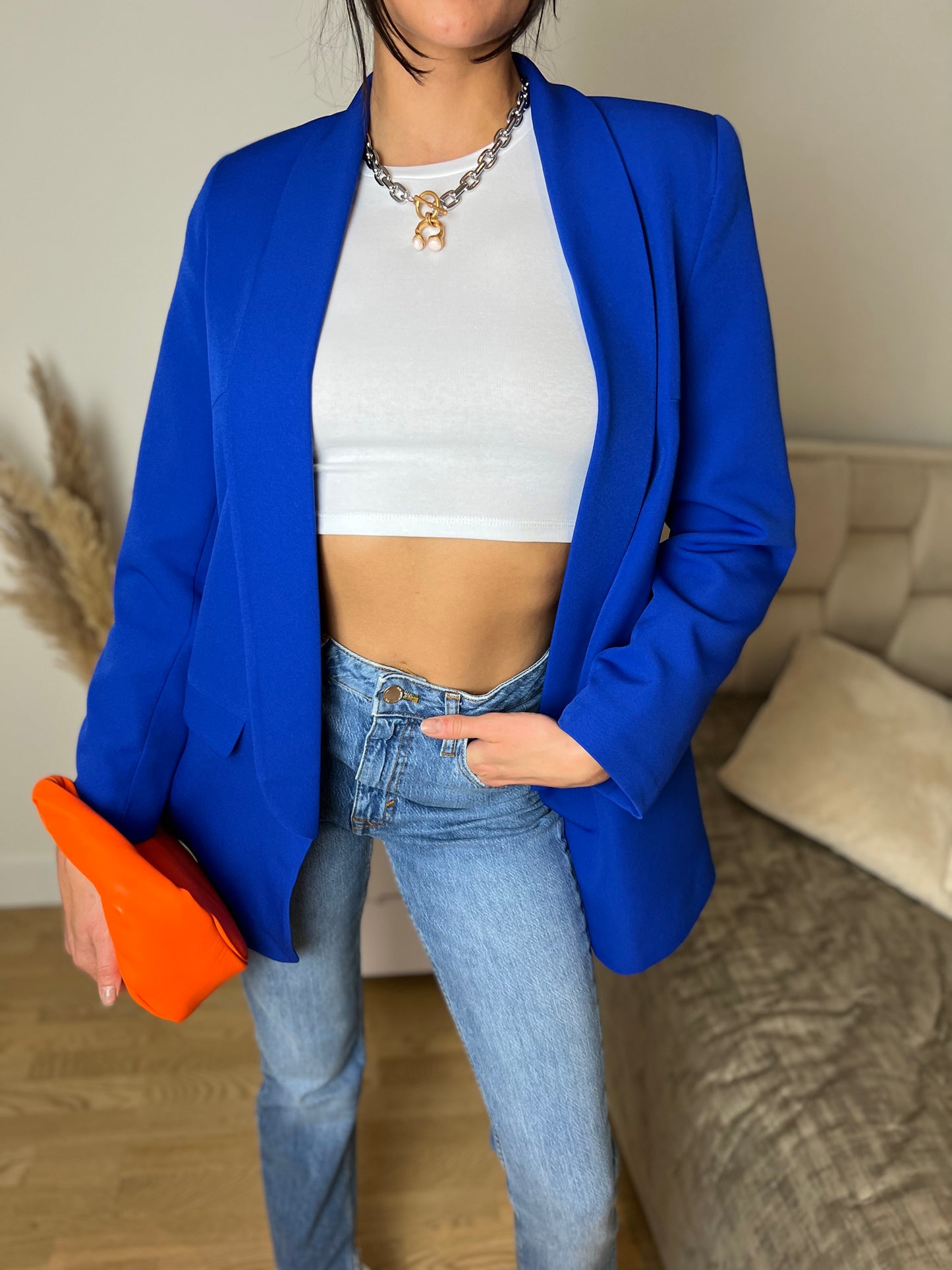 Royal Blue Oversized Blazer