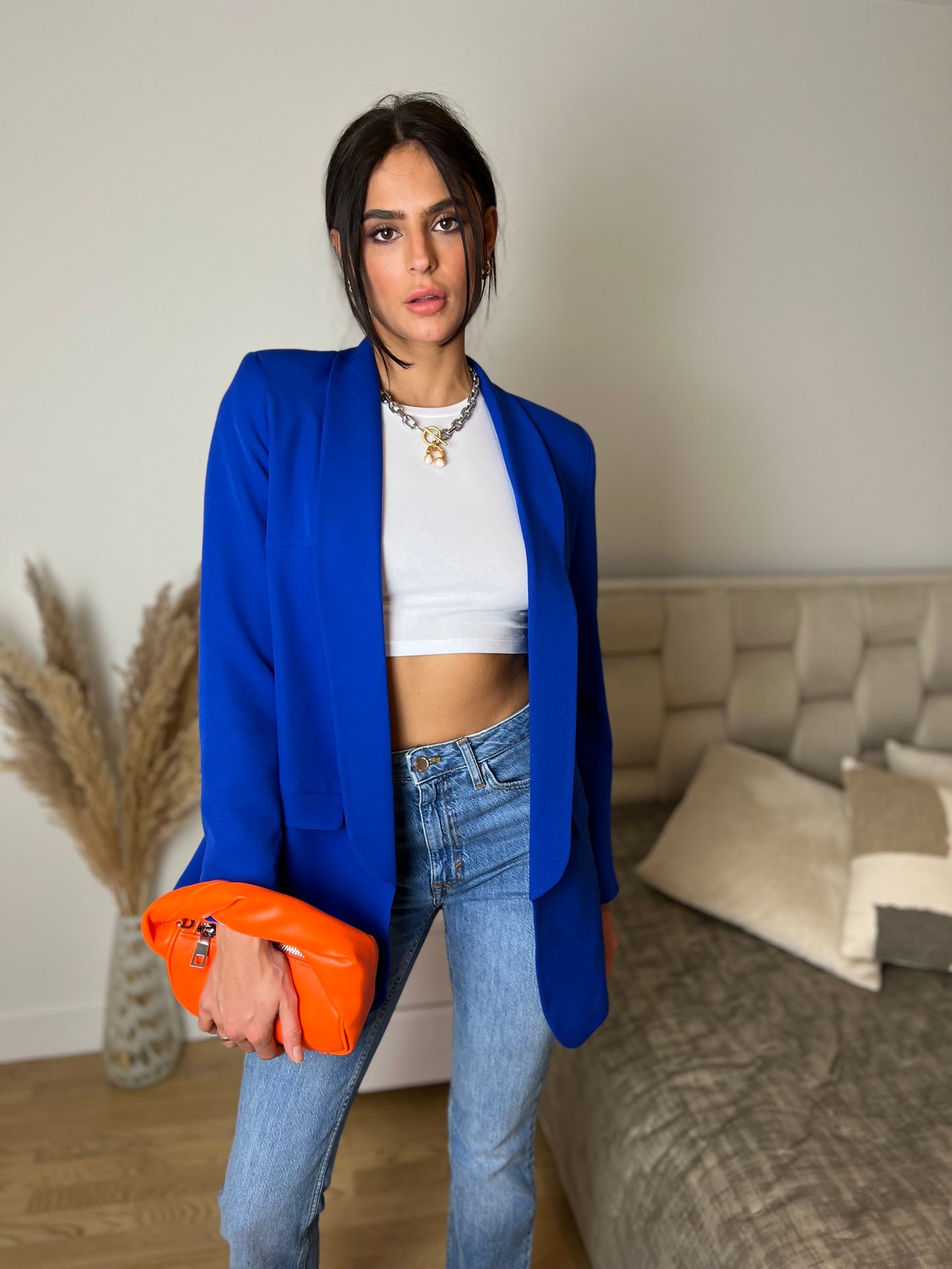 Royal Blue Oversized Blazer