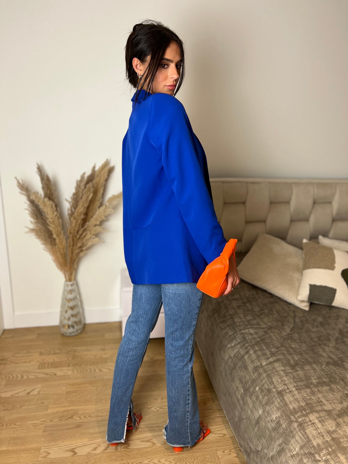 Royal Blue Oversized Blazer