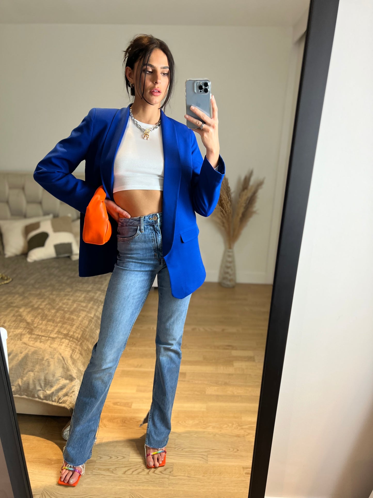 Royal Blue Oversized Blazer