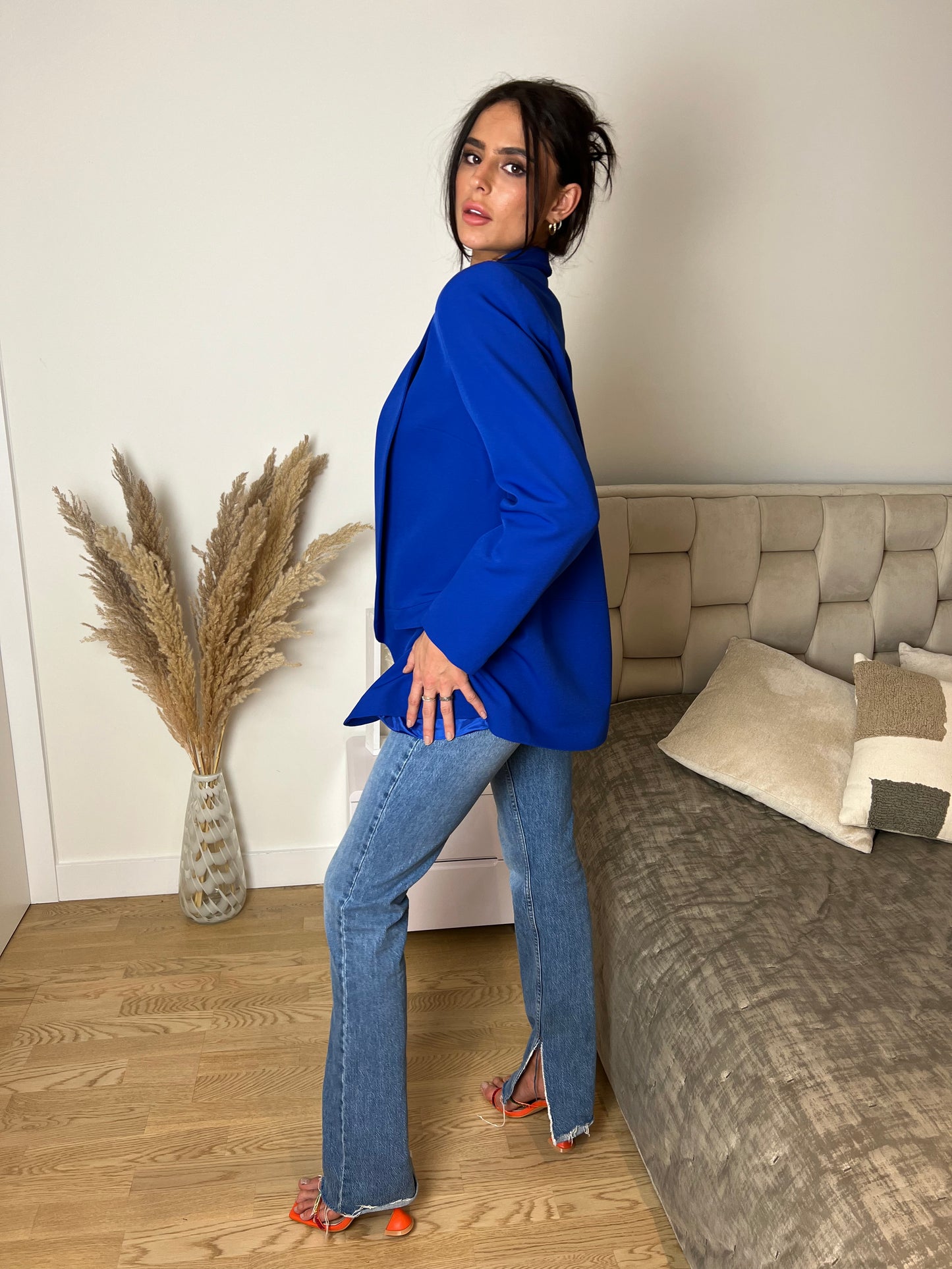 Royal Blue Oversized Blazer