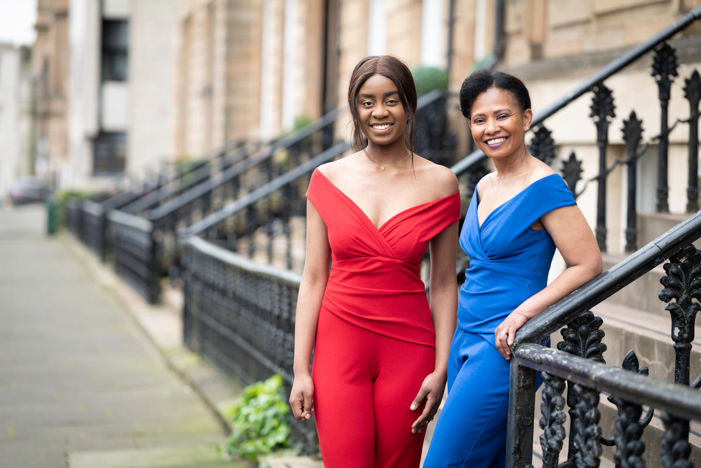 Red Bardot Pleated Jumpsuit