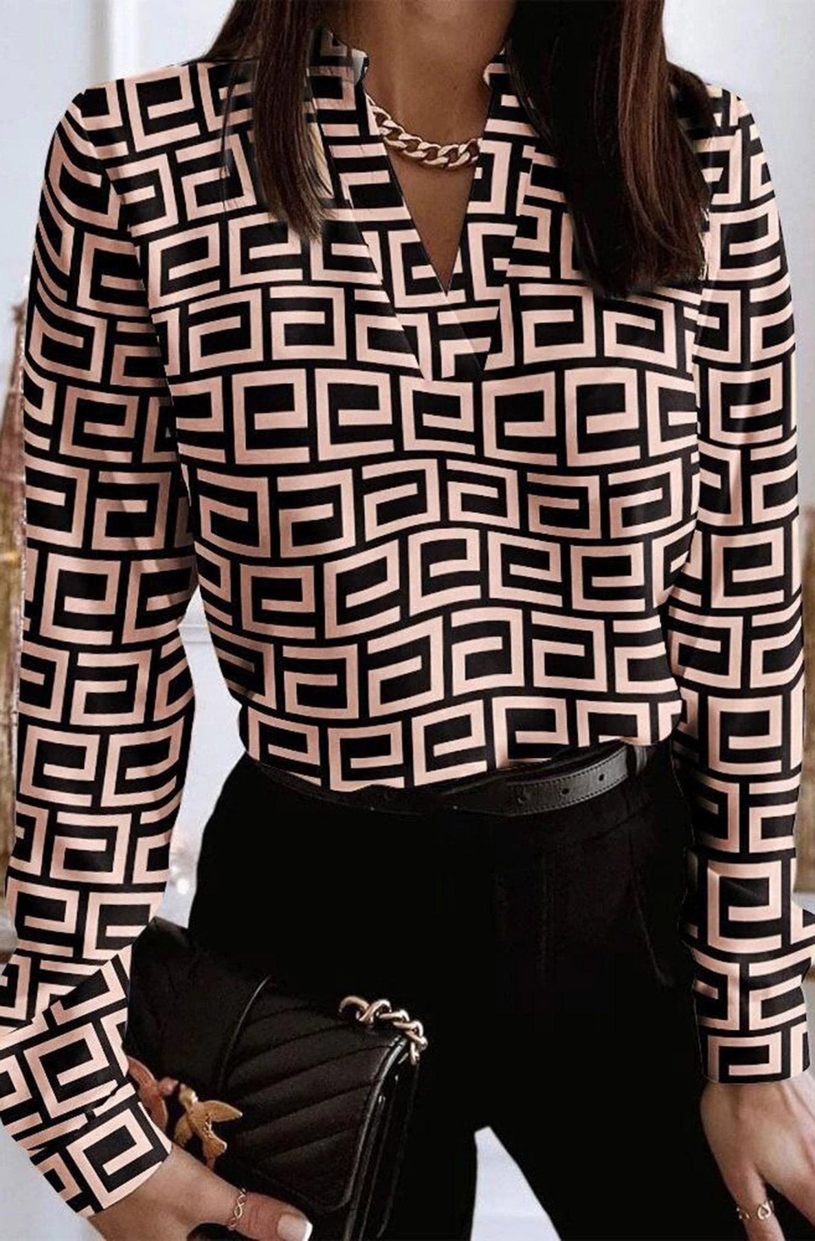 Key Patterned Top