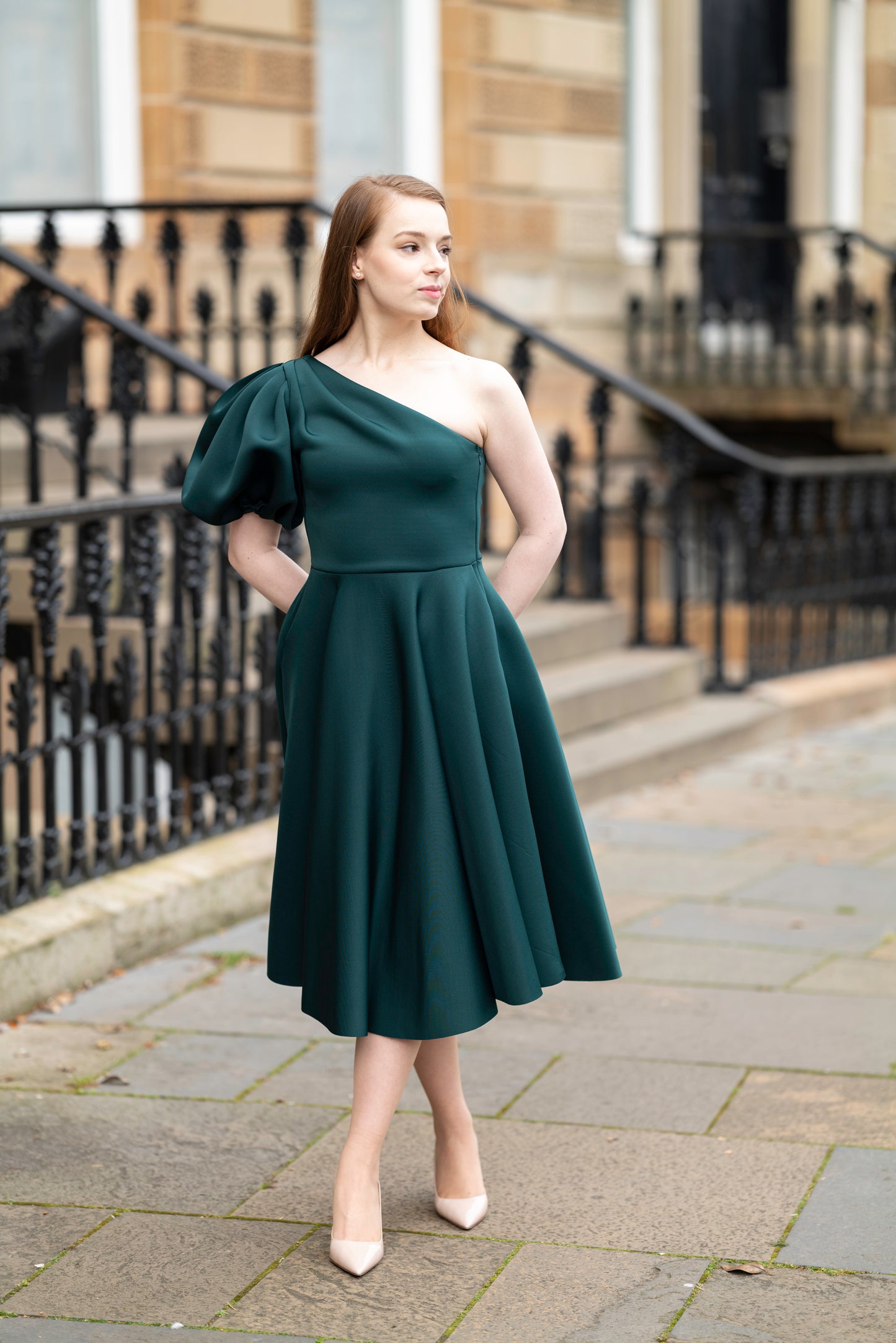 Emily One Shoulder Dress