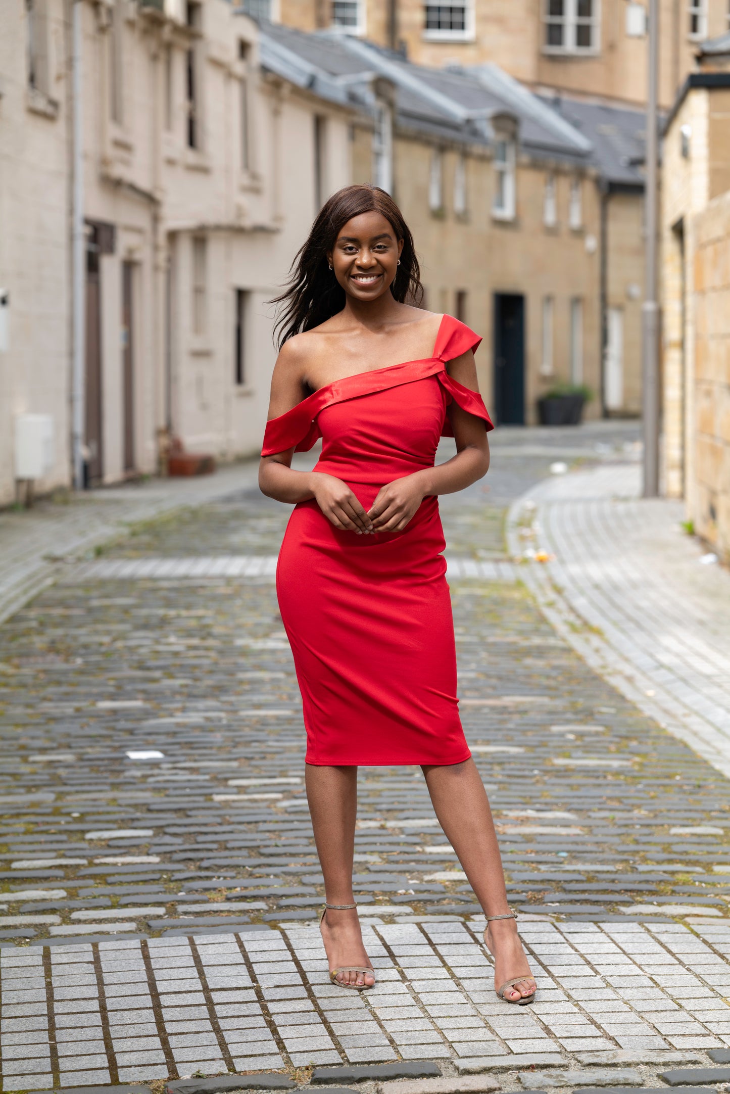 Bethany One Shoulder Dress
