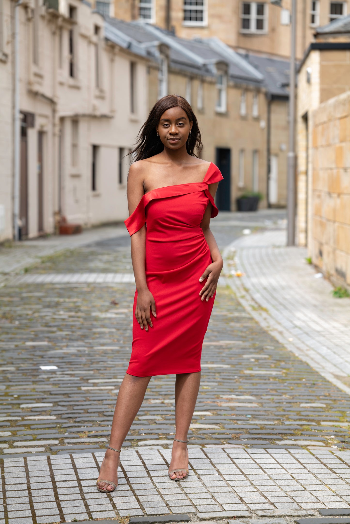 Bethany One Shoulder Dress