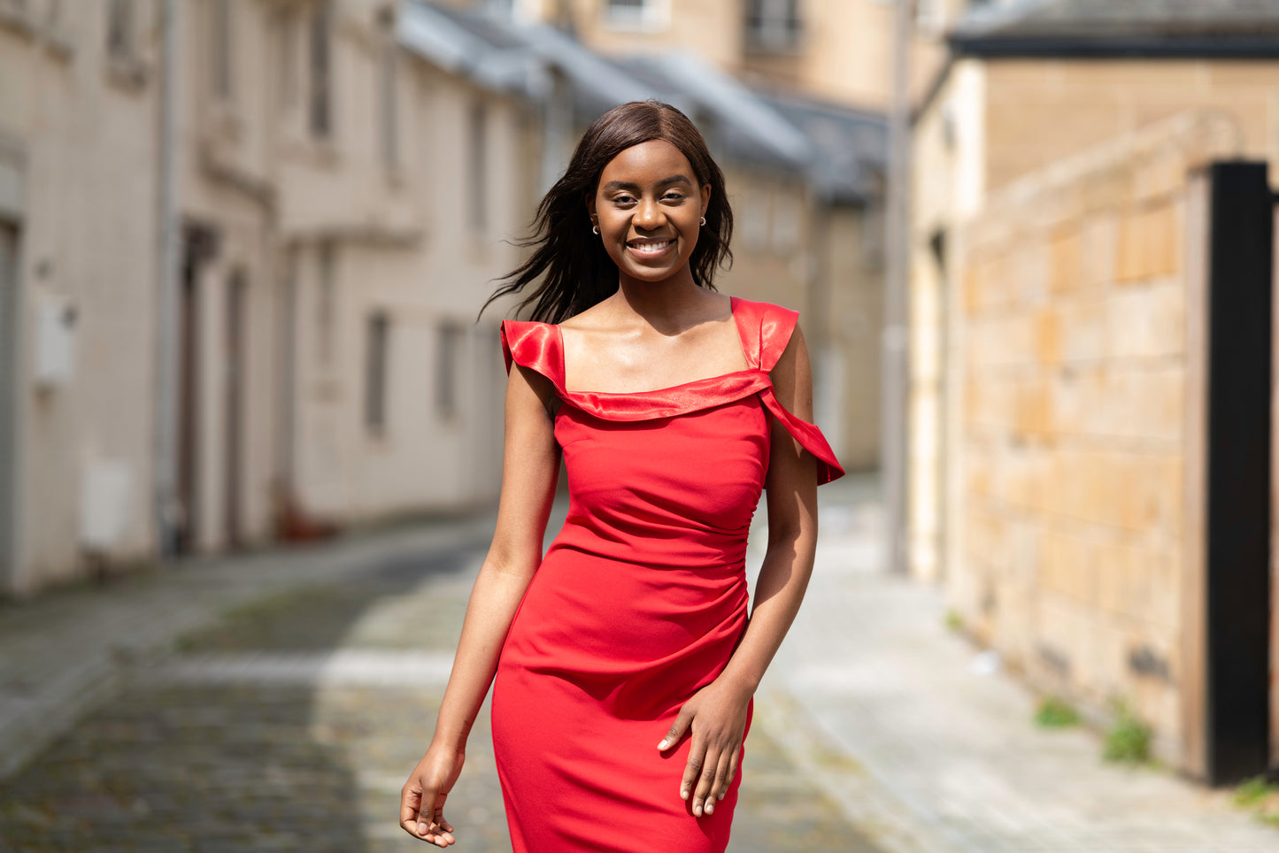 Bethany One Shoulder Dress