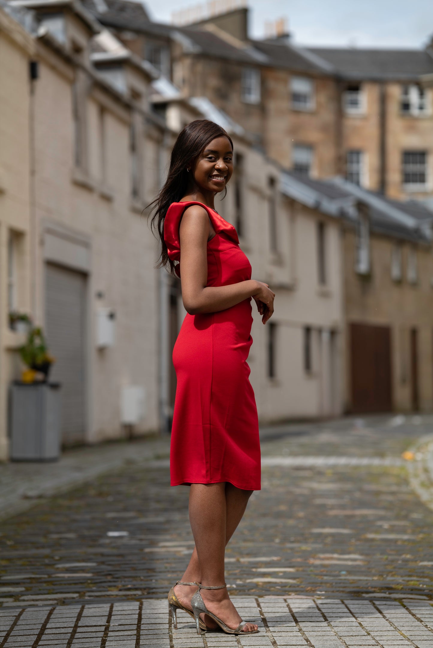 Bethany One Shoulder Dress