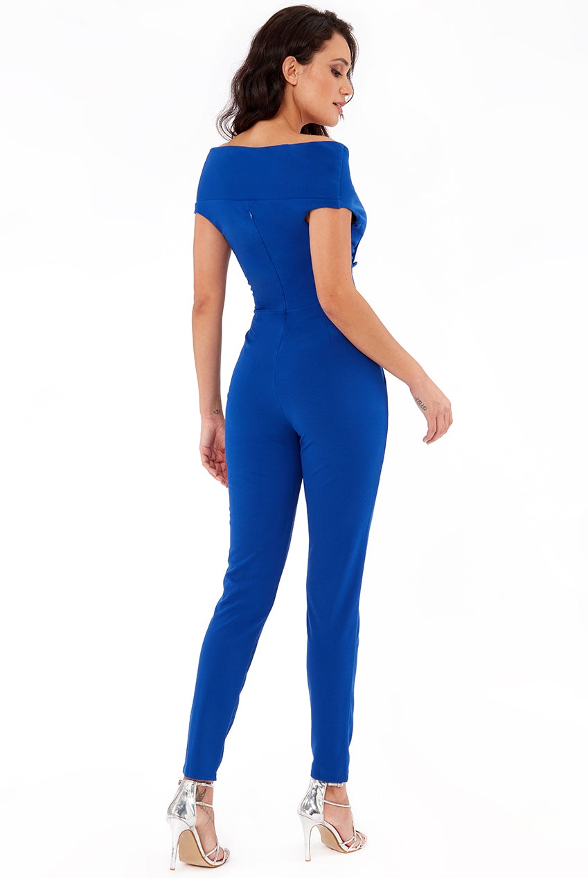 Tall- Bardot Crossover Jumpsuit