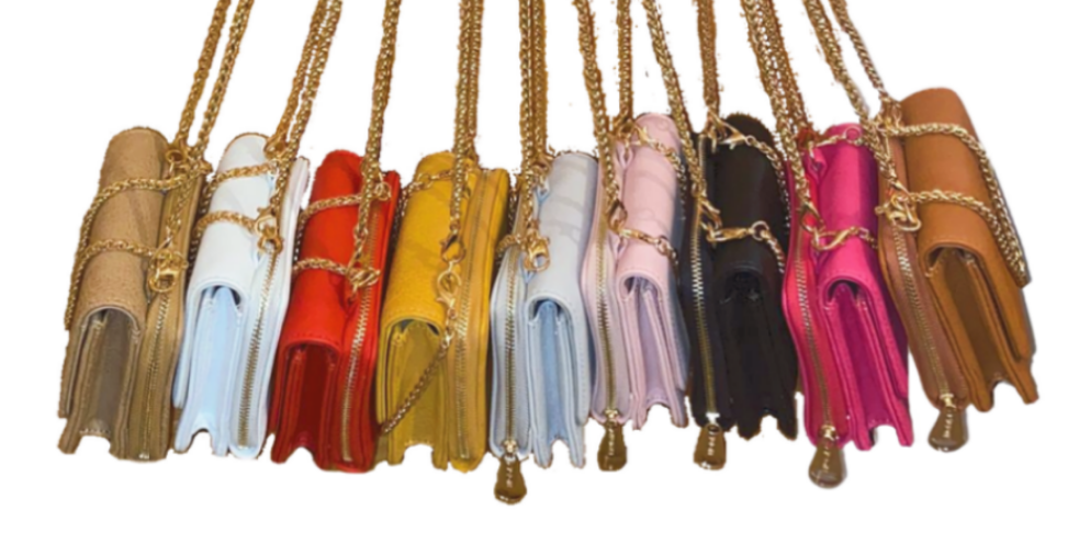 Small Gold Chain Handbags.